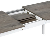 63-78.8 INCH Extendable Dining Table - GREY