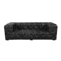 ACME Brancaster Loveseat , Black Top Grain Leather LV02285