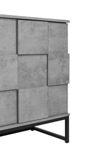 2 Door Cabinet,for bedroom,cement grey,for living room,bed room