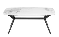 Morden Horse belly shape dining table with metal base