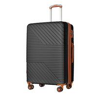 Hardshell Luggage Sets 3 Piece double spinner 8 wheels Suitcase with TSA Lock Lightweight 20''24''28''