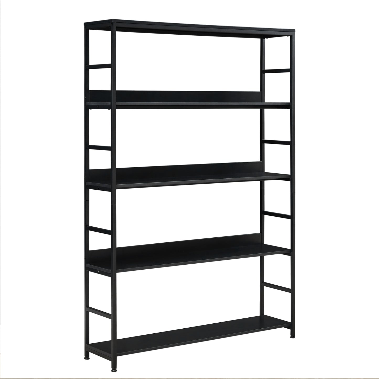 [VIDEO] 5-Tier Home Office Bookcase Open Bookshelf Storage Large 5 Shelf Bookshelf Furniture with Metal Frame, Black