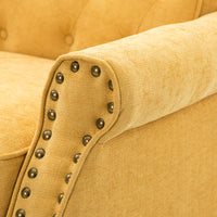 Galatea Armchair-MUSTARD