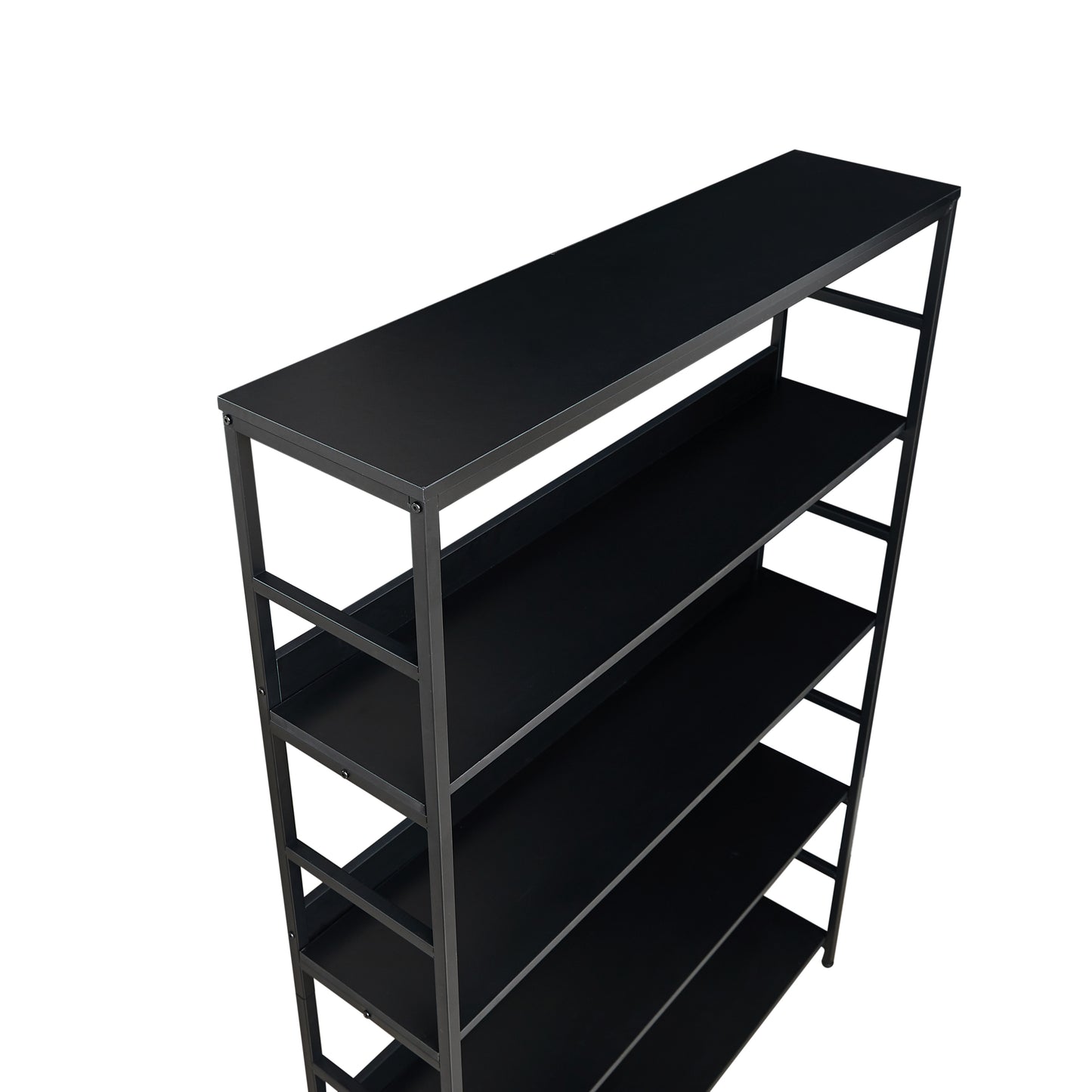 [VIDEO] 5-Tier Home Office Bookcase Open Bookshelf Storage Large 5 Shelf Bookshelf Furniture with Metal Frame, Black