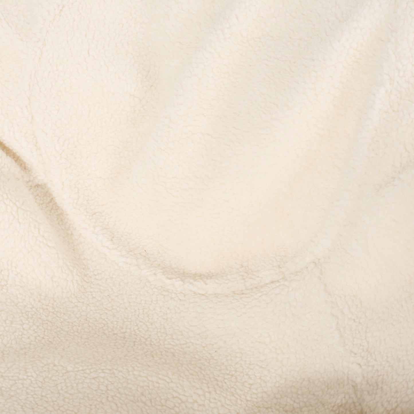 Enger Shearling 3 Foot Bean Bag, Cream