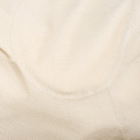 Enger Shearling 3 Foot Bean Bag, Cream