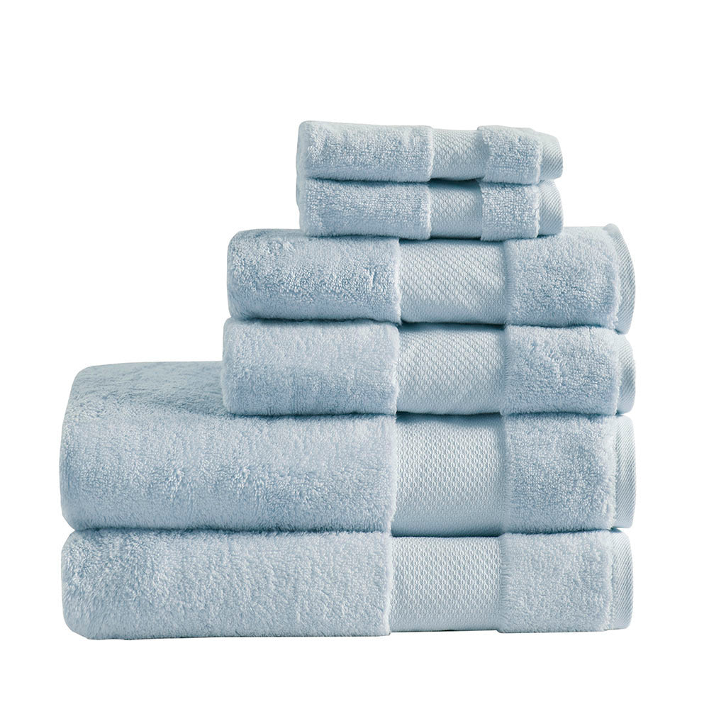 Cotton 6 Piece Bath Towel Set