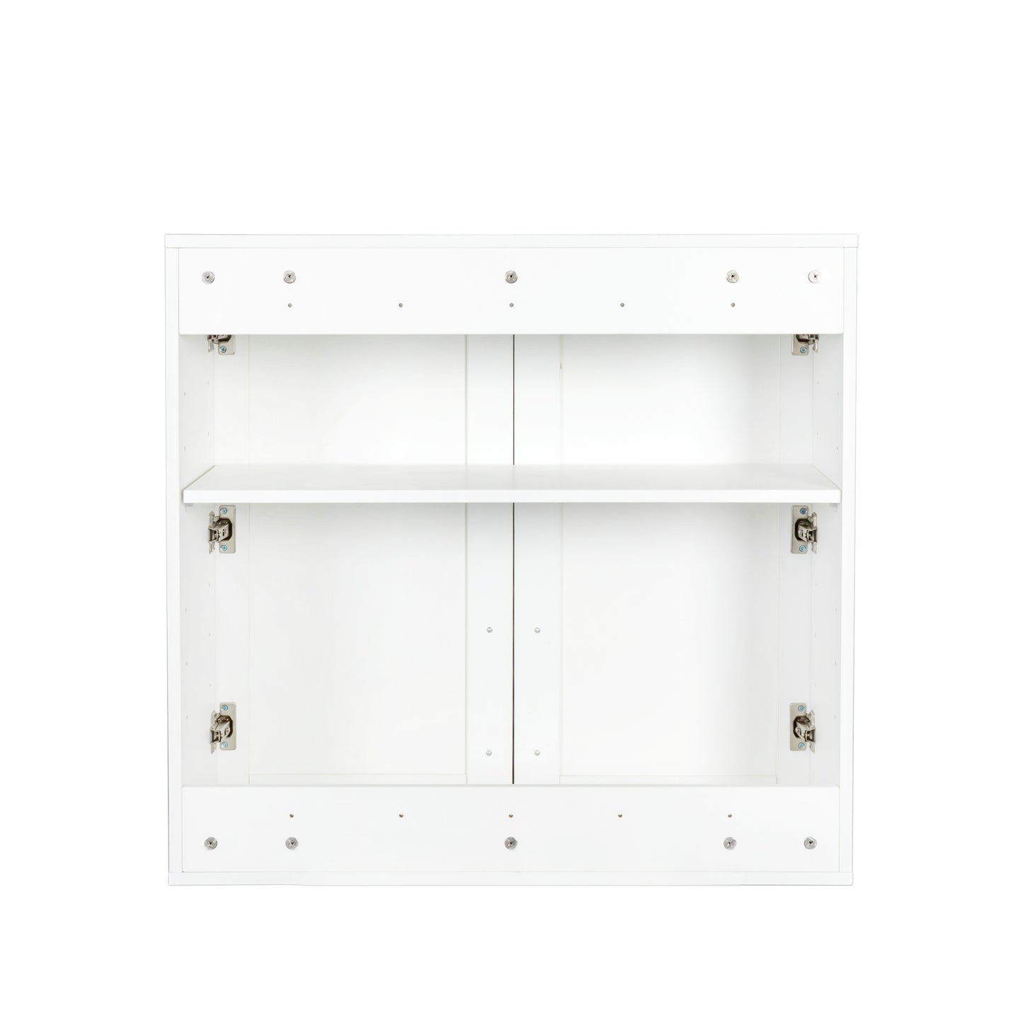 Stackable Wall Mounted Storage Cabinet, 11.81 "D x 31.50"W x 29.92 "H, White