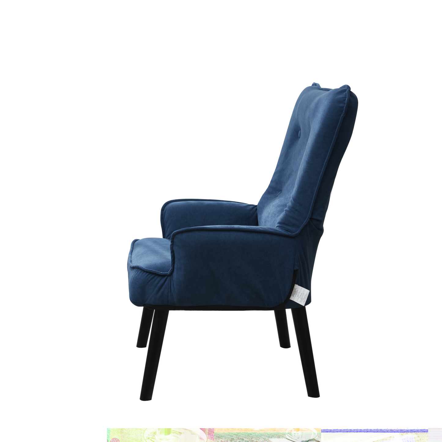 Accent chair TV Chair Living room Chair with ottoman,Modern Vanity Chair with Arms Upholstered Tall Back Desk Chair for  Bedroom