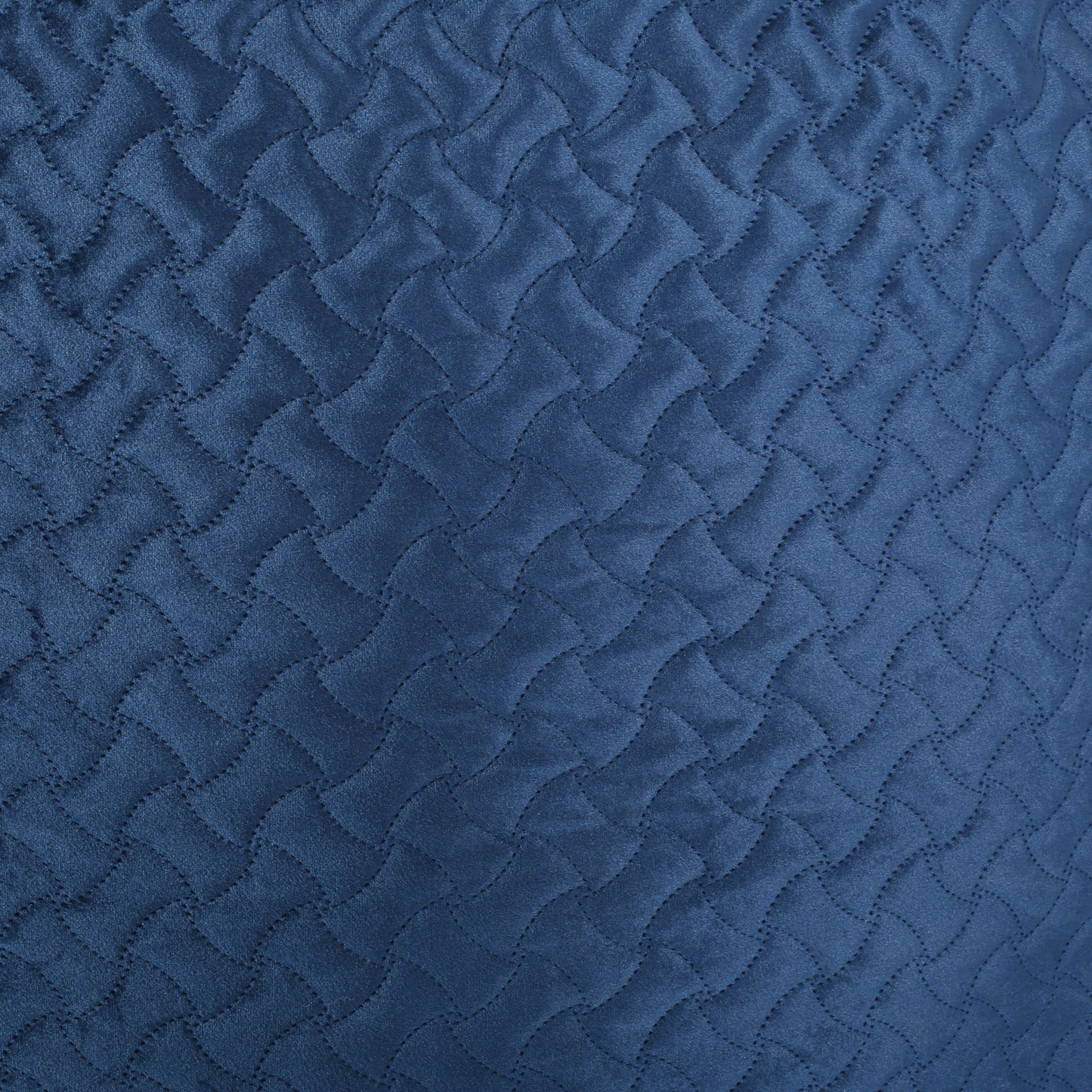 Arnside Glam 4 Foot Velvet Quilt Patterned Beanbag, Navy