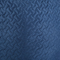 Arnside Glam 4 Foot Velvet Quilt Patterned Beanbag, Navy