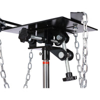 1660lbs Transmission Jacks , Hydraulic Transmission Jack 2 Stage Hydraulic w/ 360° for car lift 0.75 Ton