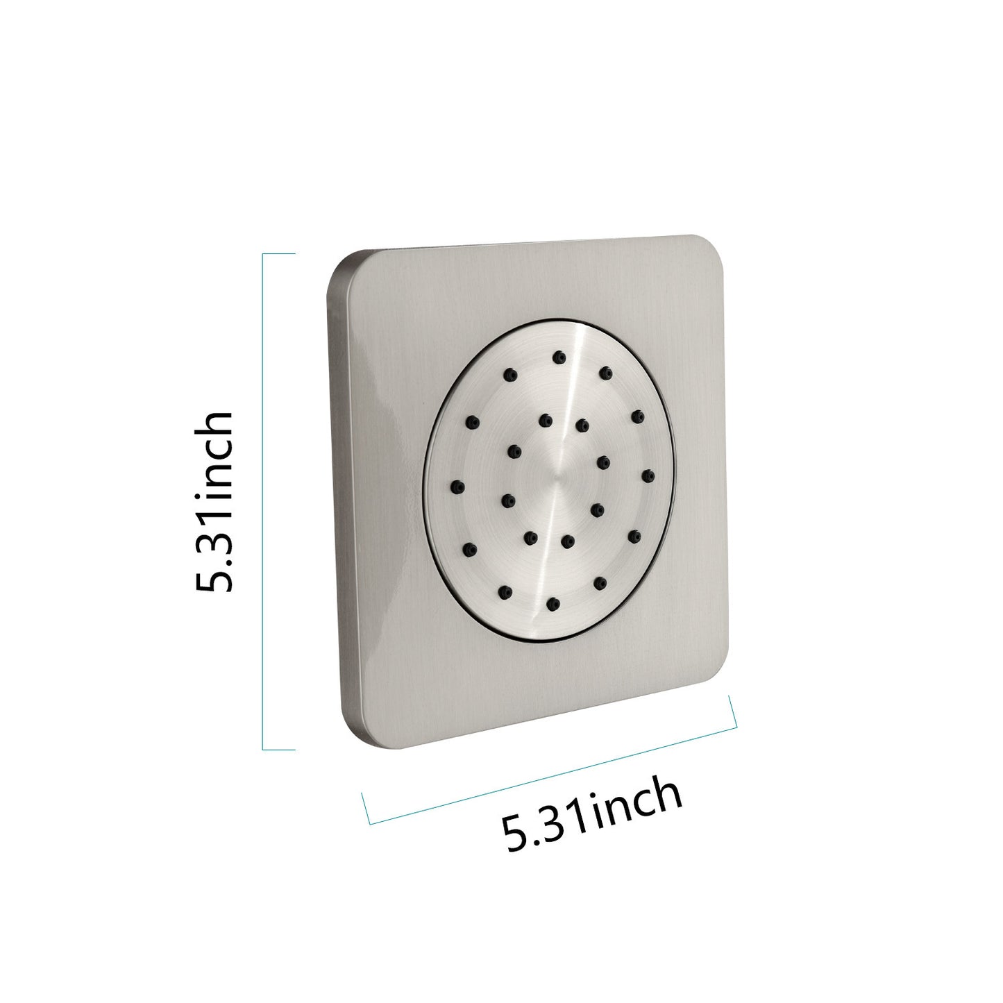 Concealed Installation Body Jet Shower Spa  Square Massage Jets Spray Body Shower Bodyspray ( 3pcs)