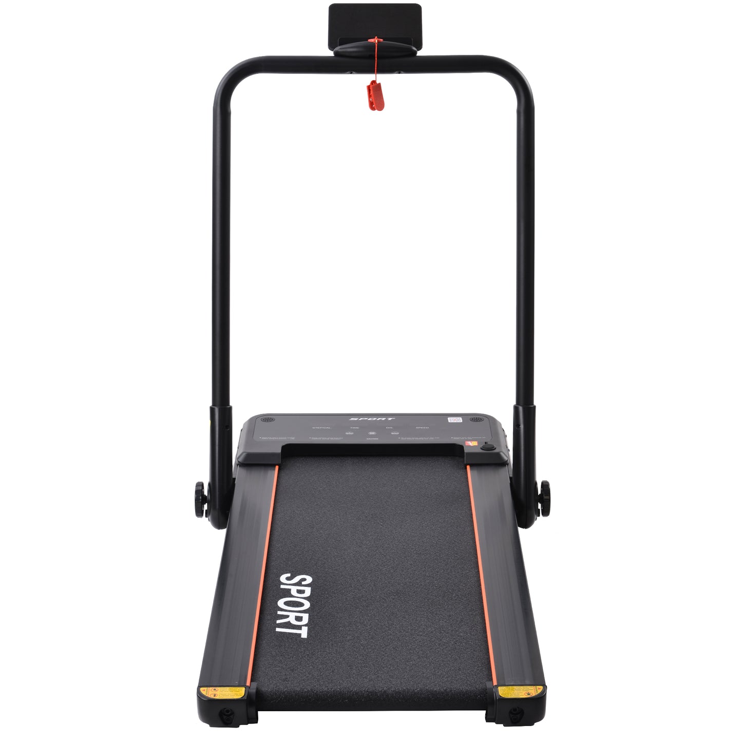 2.5HP Horizontally Foldable Electric Treadmill Motorized Running Machine ,Black