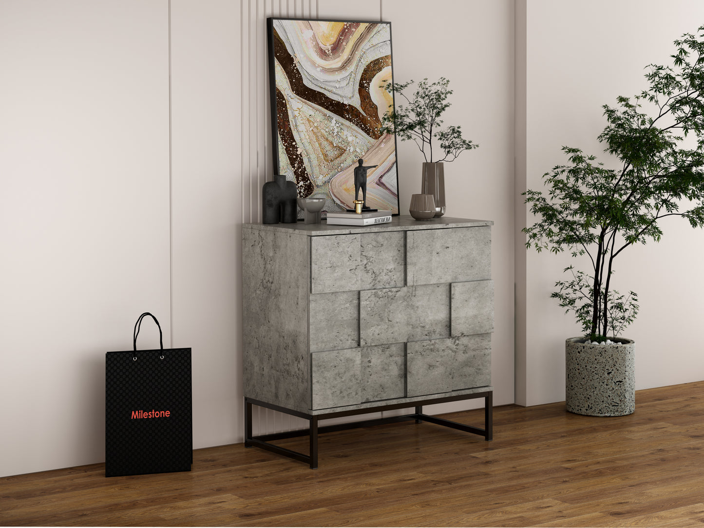 2 Door Cabinet,for bedroom,cement grey,for living room,bed room