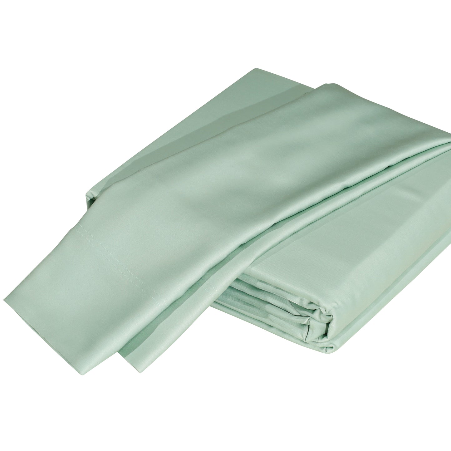 Luxurious Viscose from 100% Bamboo 2-Piece Pillowcase Set , Oeko-TEX Certified, Queen - Seaglass