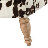 Asiab armchair-Cowhide print