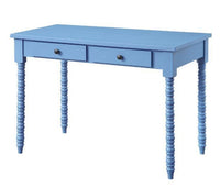 ACME Altmar Writing Desk, Blue Finish 93009