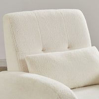 1018 White Accent Chair