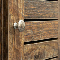 Home Office Computer Desk with Hutch, Antiqued Paint finish