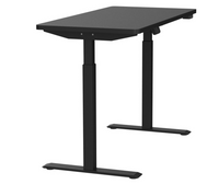 Whole Piece Electric Standing Desk, 48 x 24 Inches Height Adjustable Desk, Sit Stand Desk Home Office Desks - Black