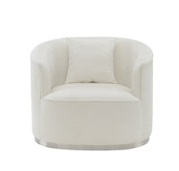 ACME Odette Chair w/1 Pillow, Beige Chenille LV01919