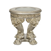 ACME Danae END TABLE Champagne & Gold Finish LV01203