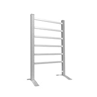 Electric Heated Towel Rack for Bathroom, Wall Mounted Towel Warmer, 6 Stainless Steel Bars Drying Rack