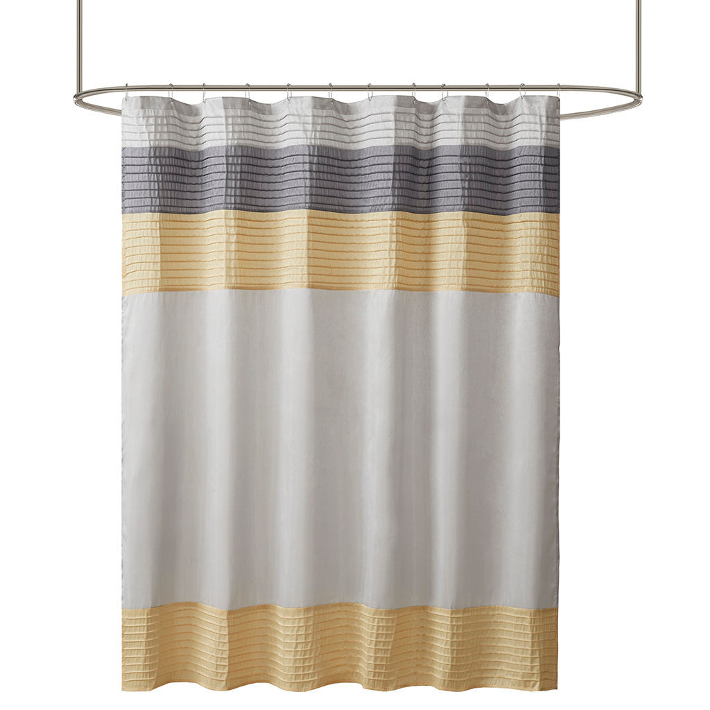 Faux Silk Shower Curtain