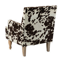 Asiab armchair-Cowhide print