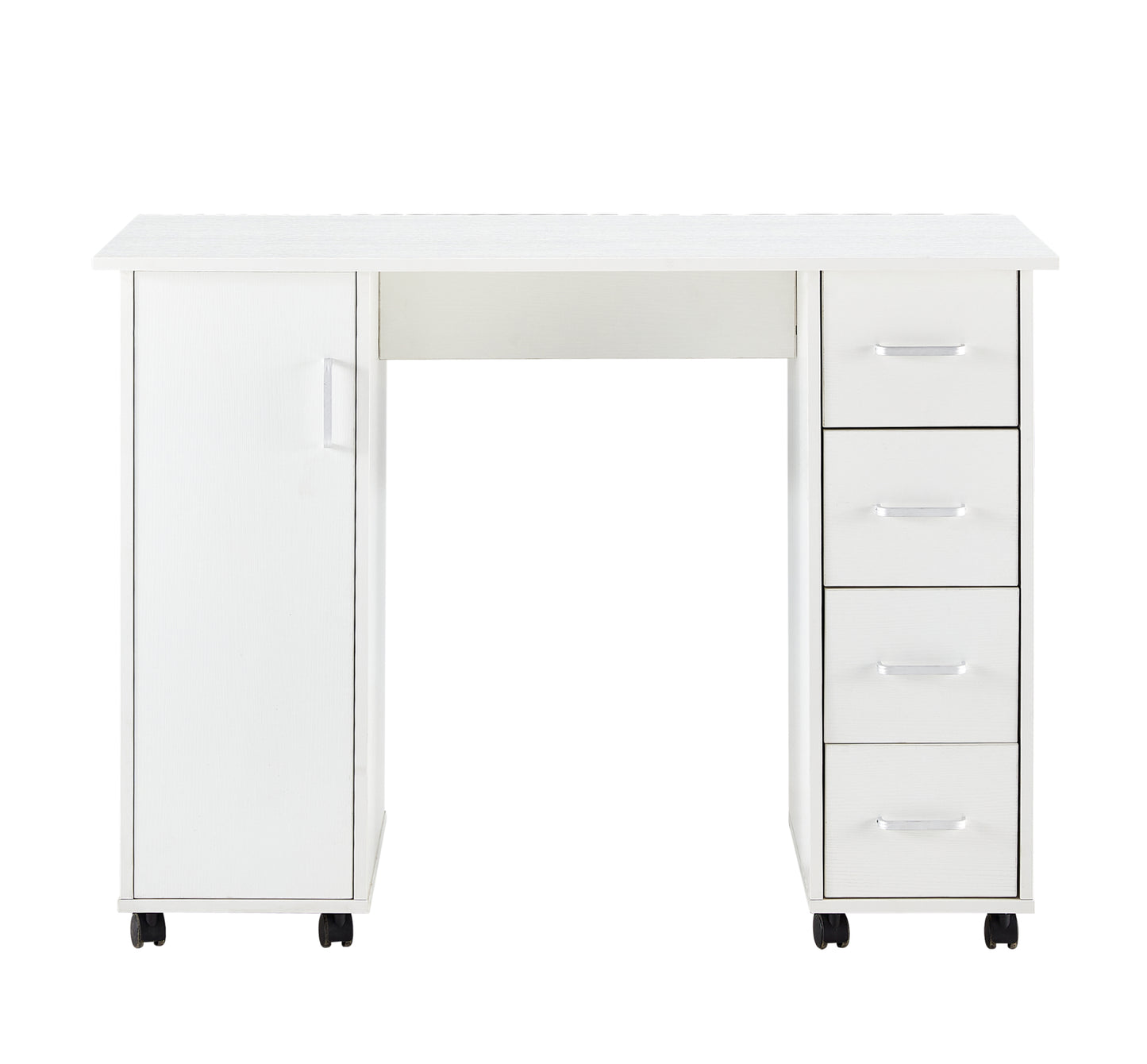 Home Office Computer Desk Table with Drawers White 41.73‘’L 17.72\'\'W 31.5\'\'H