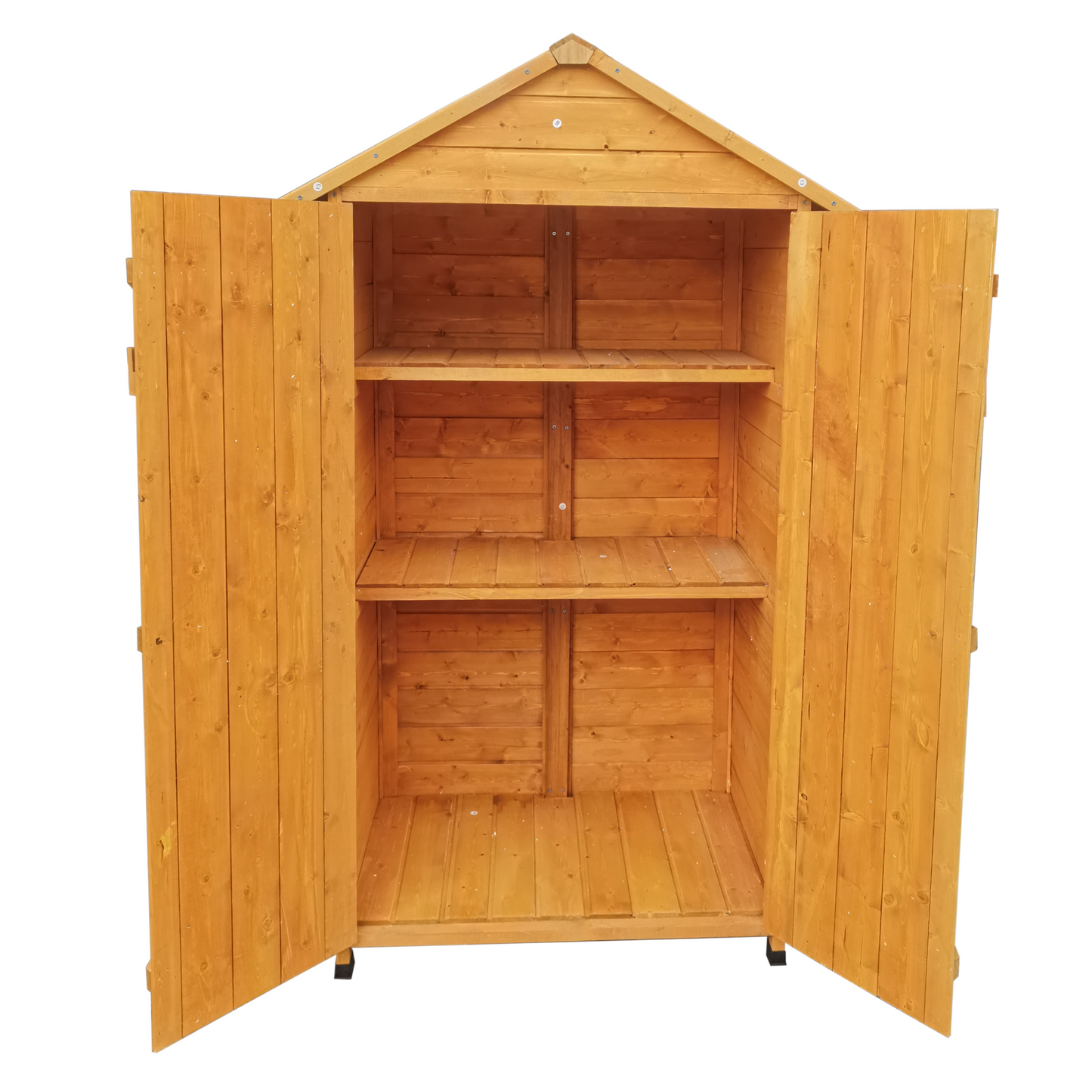 XWT010 WOODENSHED Natural for backyard garden big spire Tool storage