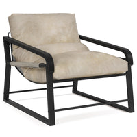 Modern Metal Frame Accent Chair, Comfy Armchair with Cushion, Lounge Sofa Chair for Living Room, Bedroom - Beige