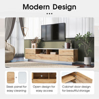 Modern TV stand for TVs up to 80'' , Media Console with Multi-Functional Storage, Entertainment Center  with Door Rebound Device, TV cabinet for living room,Bedroom