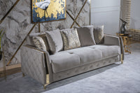 Lust 3Pc Modern Living Room Set  in Taupe