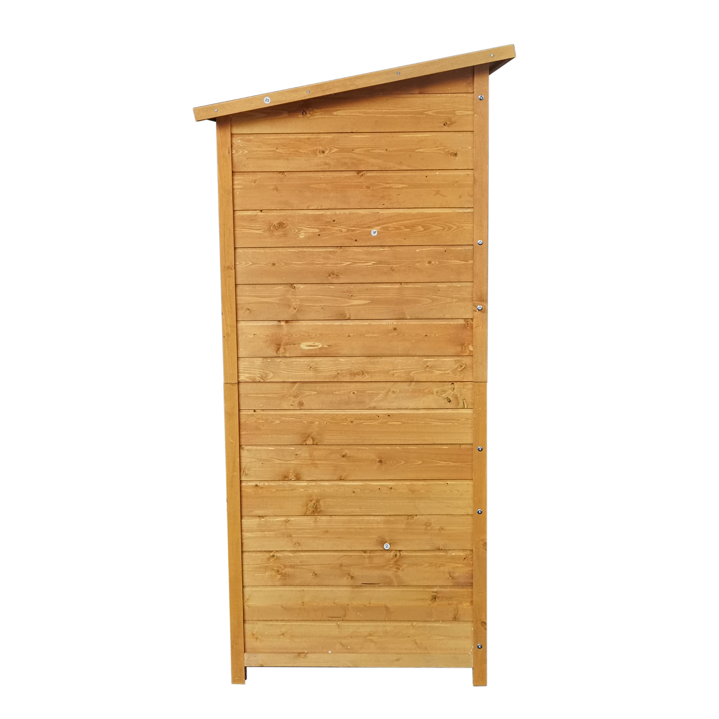 XWT011 WOODENSHED Natural for backyard garden big Tool storage Flat roof tool room