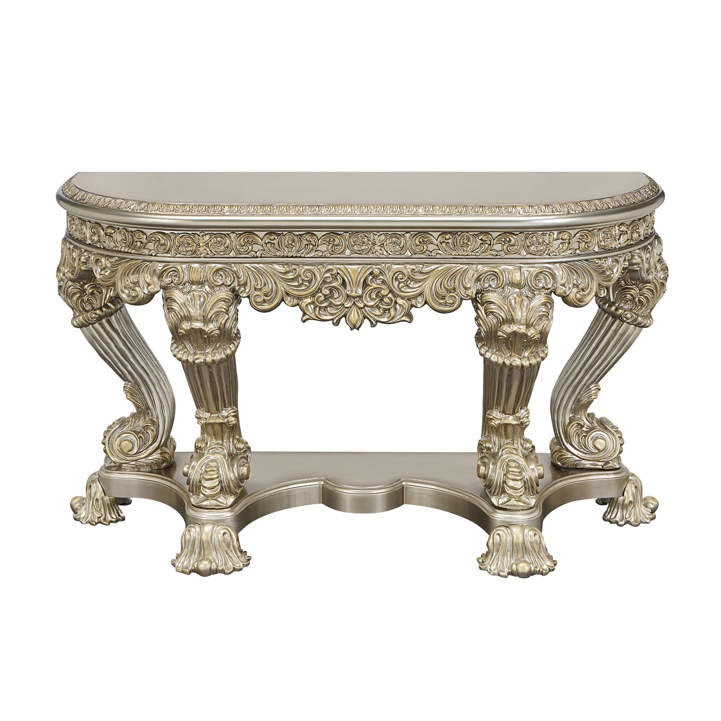 ACME Danae SOFA TABLE Champagne & Gold Finish LV01204