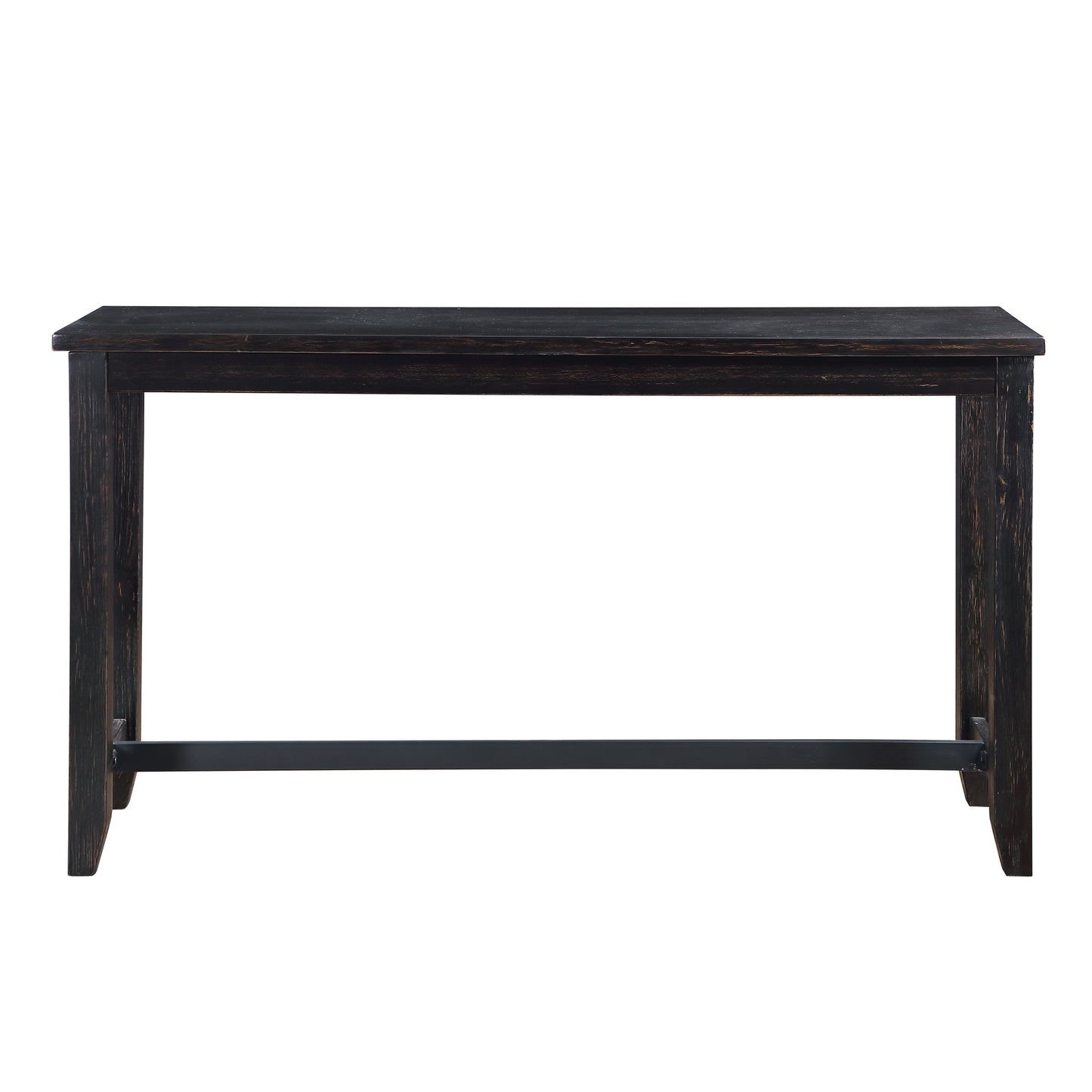 Modern minimalist high bar table, made of noble black and elegant appearance, with USB socket