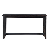 Modern minimalist high bar table, made of noble black and elegant appearance, with USB socket