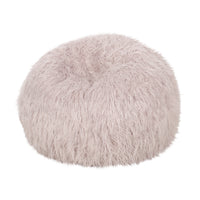 Hawley Faux Fur 3 Ft. Bean Bag, Lavender