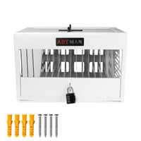 16 Bay Charging Cabinet for Laptop,Chromebook, Locking Charging Station-WHITE