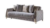 Lust 2Pc Modern Living Room Set  in Taupe