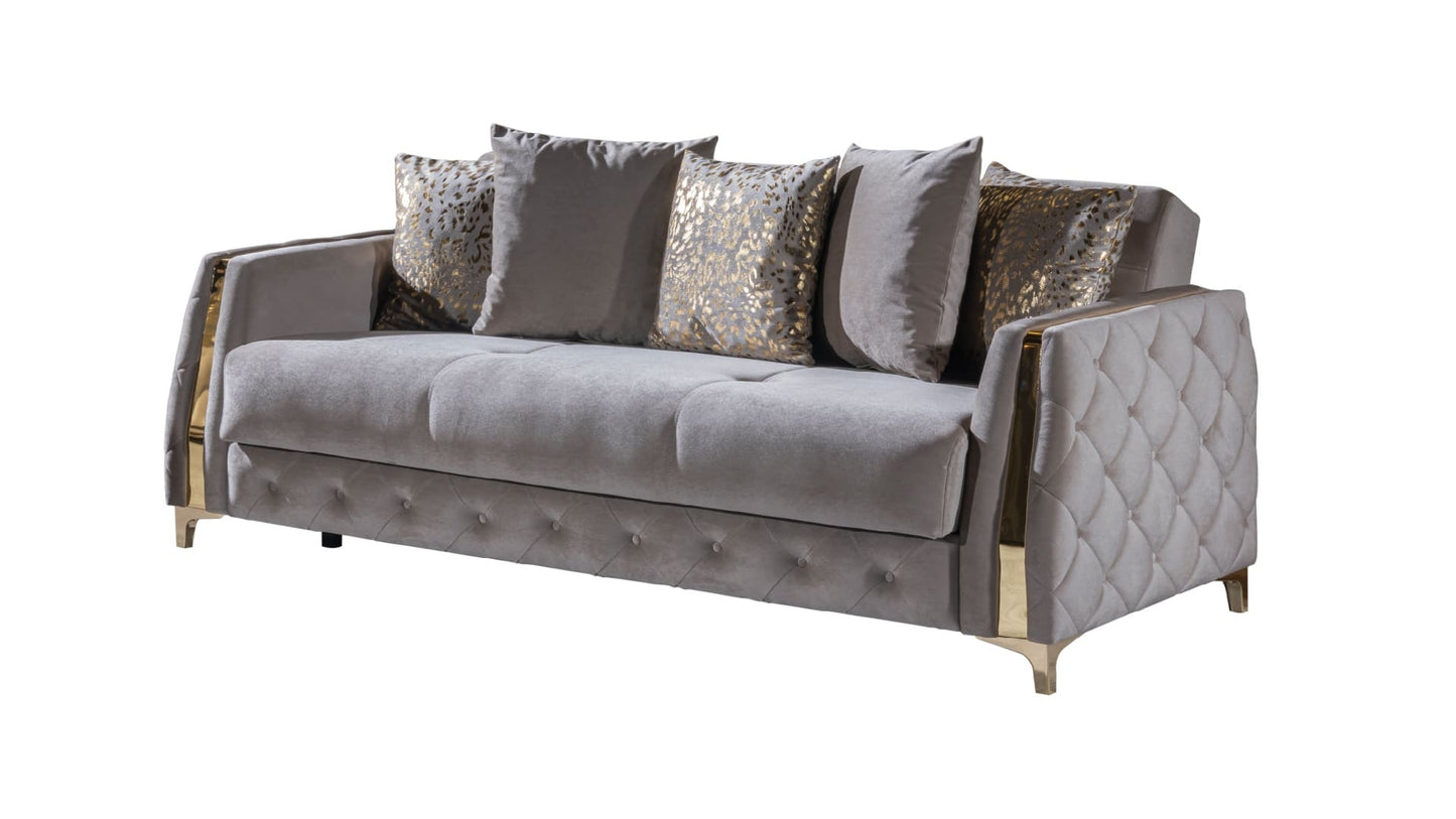 Lust 3Pc Modern Living Room Set  in Taupe