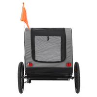 Dog Trailer, Dog Buggy, Bicycle Trailer Medium Foldable for Small and Medium Dogs