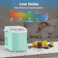 Small Portable Home Use Ice Maker,Green