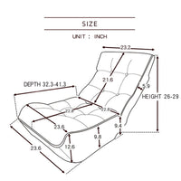 Lazy sofa balcony leisure chair bedroom sofa chair foldable reclining chair leisure single sofa functional chair