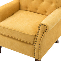 Galatea Armchair-MUSTARD