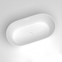 Acrylic Alcove Freestanding Soaking Bathtub-60‘’