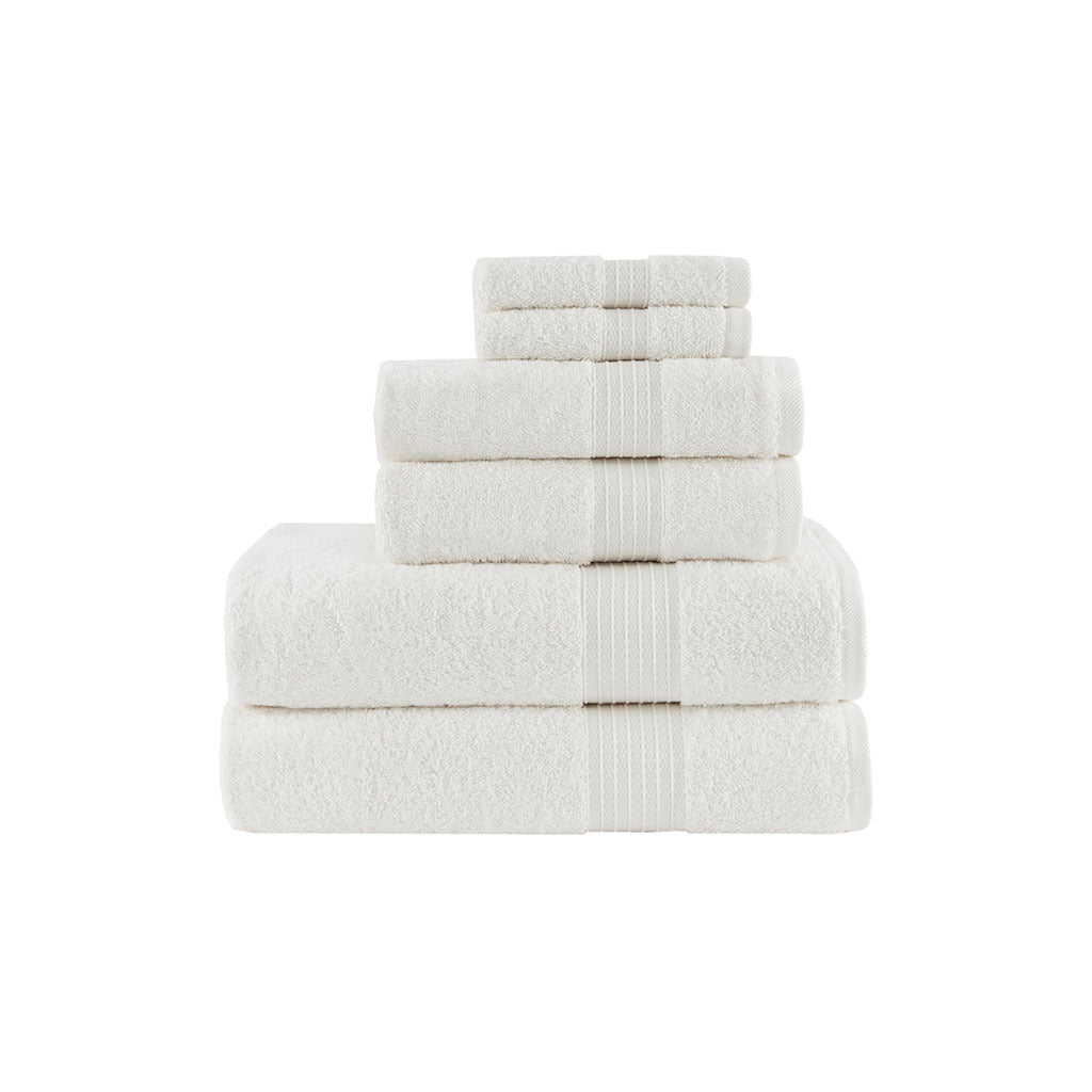 6 Piece Organic Cotton Towel Set