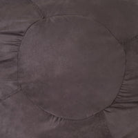 Kaina Modern Microfiber 5 Foot Bean Bag, Charcoal